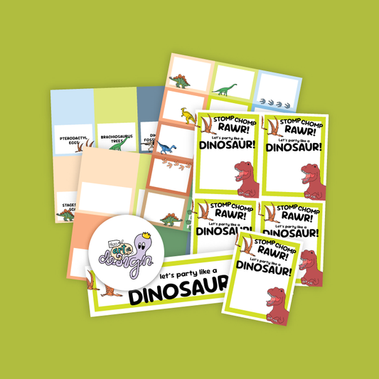 Dinosaur Party Stationery