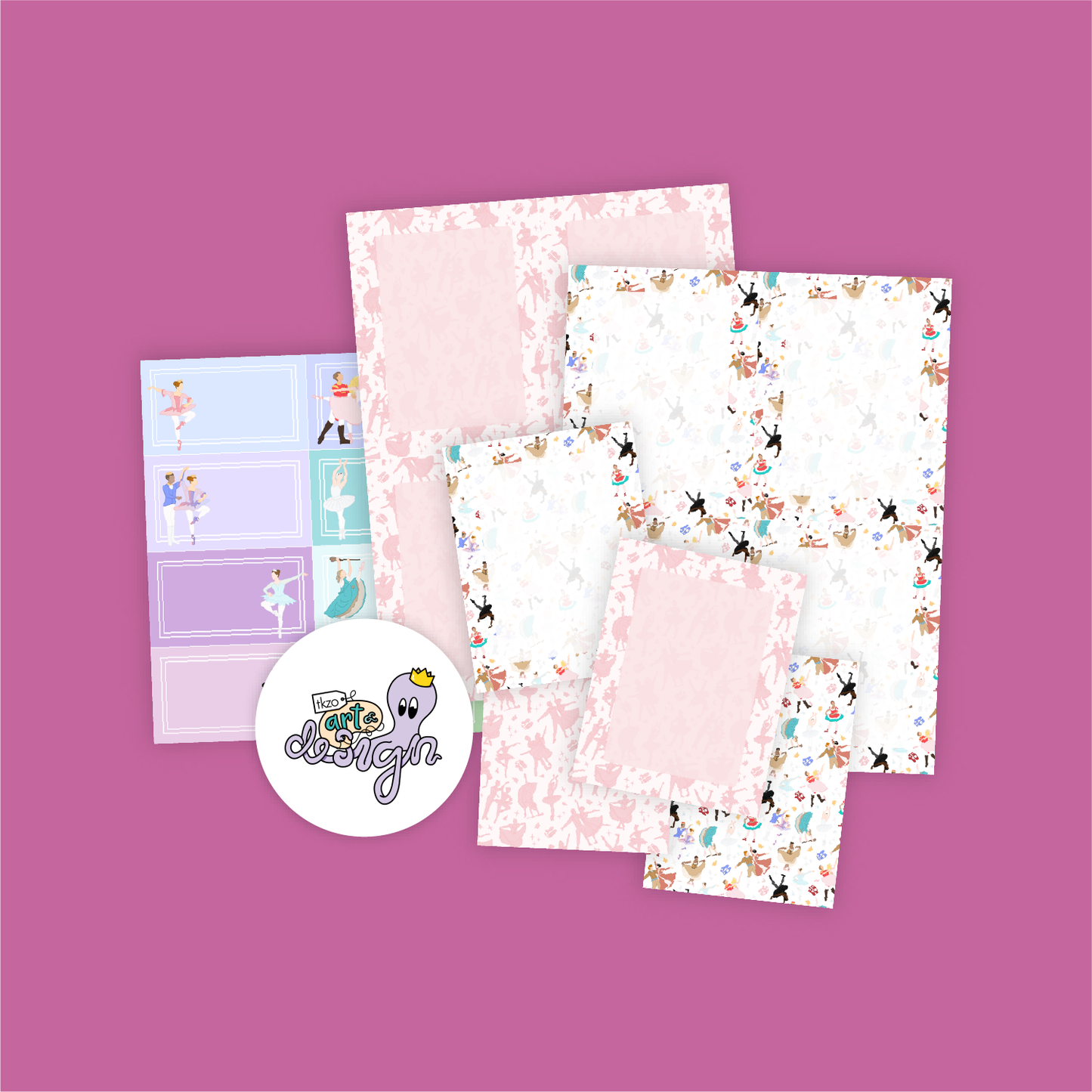 Ballet Dance Party Stationary