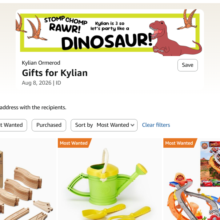Dinosaur Party Stationery
